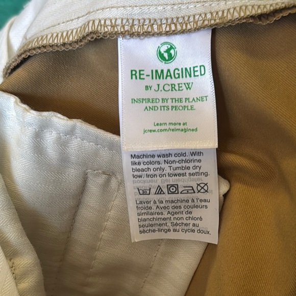 Wide Leg Cropped Khaki J. Crew Pants 16 - Picture 10 of 12